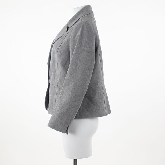 Kasper Two-Button Jacket Grey Black - Picture 4 of 5